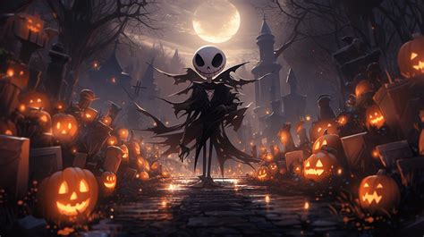 Jack Skellington Halloween Wallpaper with Psd + AI on Behance