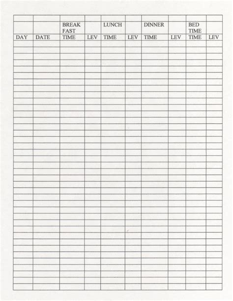 Diabetes Blood Sugar Levels Chart printable – Printable graphics