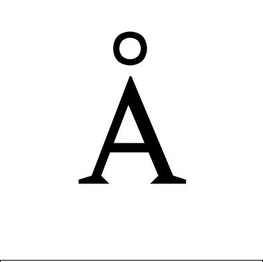 Math Search : angstrom unit