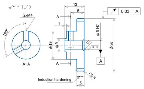 Executing the drawings of the parts related to the gears | KHK