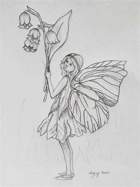 Drawings Of Fairies In Pencil