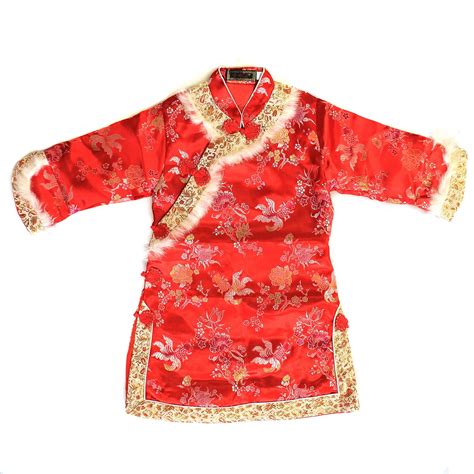 Girl Traditional Chinese Qipao Dress With Flower Gold Fish Lunar New Years - Walmart.com