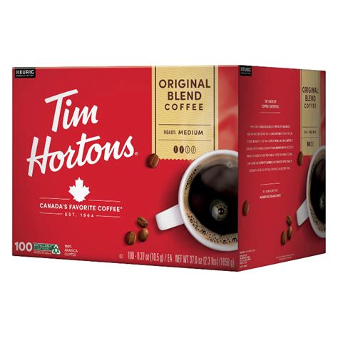 Tim Hortons Original Blend Premium Coffee Single Serve K-Cup Coffee Pods, 100 ct. - Whole And ...