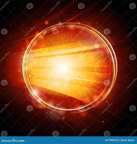 Glowing circle background stock vector. Illustration of glow - 27885246