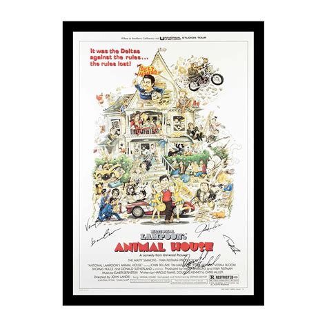 Animal House Signed Movie Poster