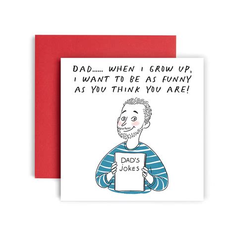 Buy Huxters Funny Dad Birthday Card - Dad Jokes - Dad hers Day Card - Birthday Cards for him me ...