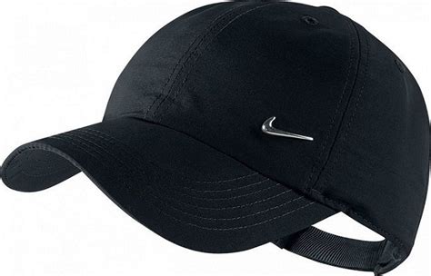 Nike Mens Womens Metal Swoosh Baseball Caps Hats Golf Sports Black # ...