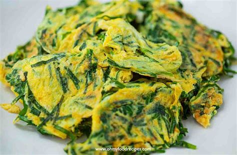 Chinese Chives & Eggs Stir Fry - Oh My Food Recipes