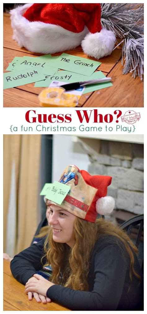 Guess Who? {A fun Christmas Game to Play}