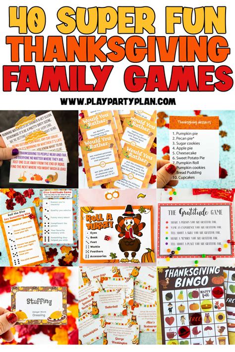 40 Best Thanksgiving Games for the Whole Family