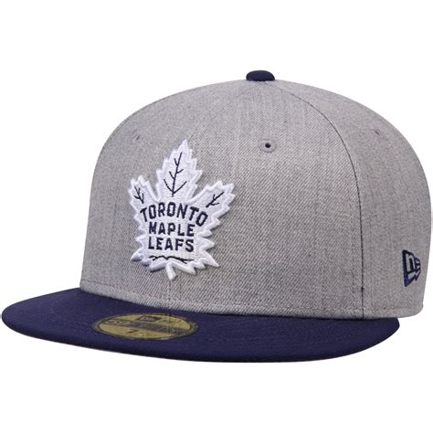 New Era Toronto Maple Leafs Heathered Gray/Blue Fashion 59FIFTY Fitted Hat