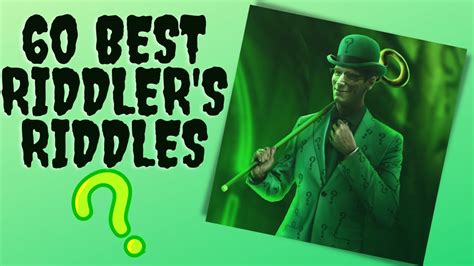 60 Best Riddler's Riddles | How Many Can You Solve? | Batman Riddles ...