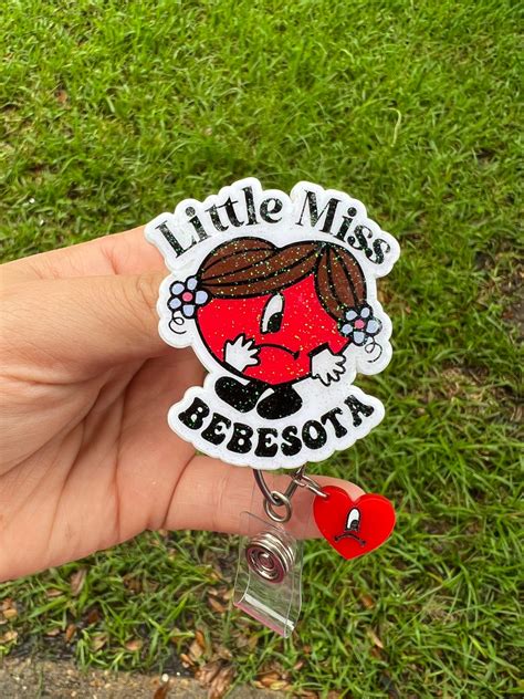 Little Miss Bebesota Badge Reel Bad Bunny Merch Un Verano Sin Ti Badge Clip Retractable Badge - Etsy