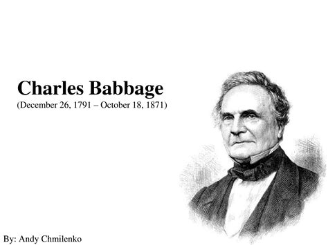 Charles Babbage Quotes. QuotesGram