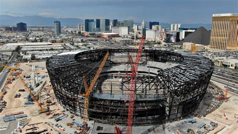 Las Vegas Raiders stadium 1 year from completion | VIDEO | Allegiant Stadium | Business