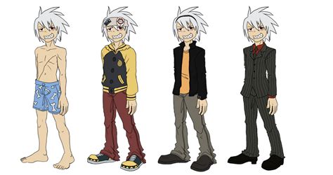 Soul Eater Evans Outfits by nooby-banana on DeviantArt