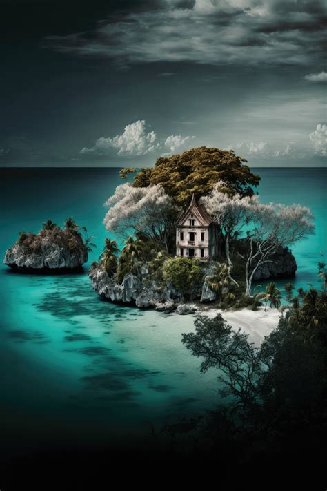 A house on a rock island