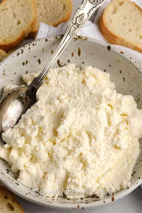 Homemade Ricotta Cheese - 4 Simple Ingredients!