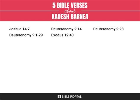 5 Bible Verses about Kadesh Barnea