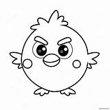 Fluffy Angry Birds Stella Coloring Page 64433 51806 sketch template