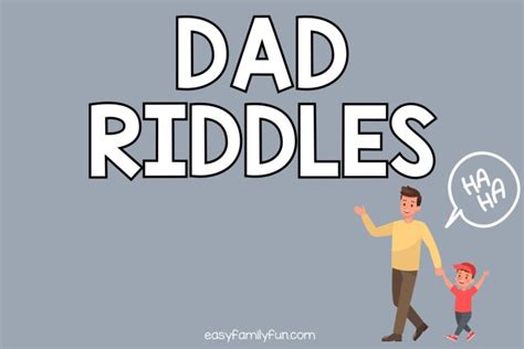 65 Best Dad Riddles You Will Love