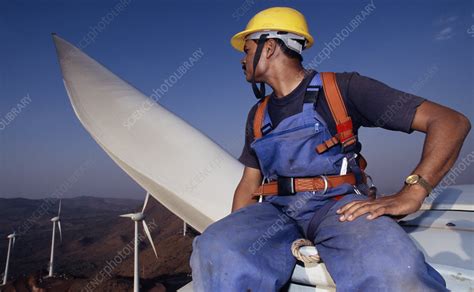 Wind farm - Stock Image - T146/0474 - Science Photo Library