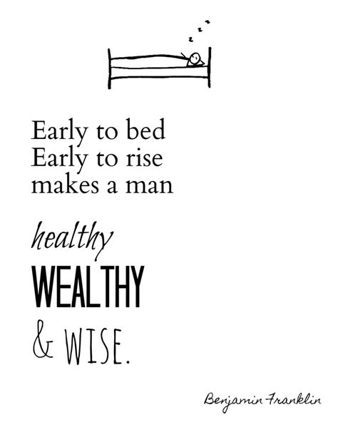 Early to Bed, Early to Rise Wall Quote Print Hamilton Art Quote Print Art Decor Wall Art Prints ...