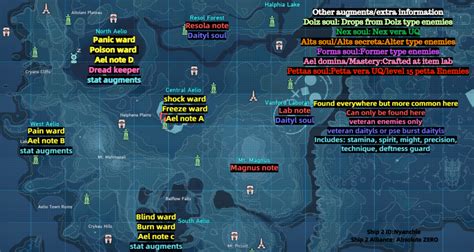 Phantasy Star Online 2 New Genesis: Grinding Map For Augments - GamePretty