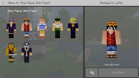 One Piece Skin Pack! (Bedrock) 1.20.2/1.20.1/1.20/1.19.2/1.19.1/1.19/1.18/1.17.1/Forge/Fabric ...