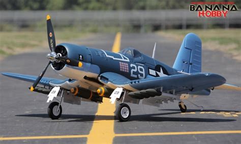 8 CH BlitzRCWorks Super F4U Corsair V2 1600mm(63") RC Warbird Airplane - Radio Controlled Super ...