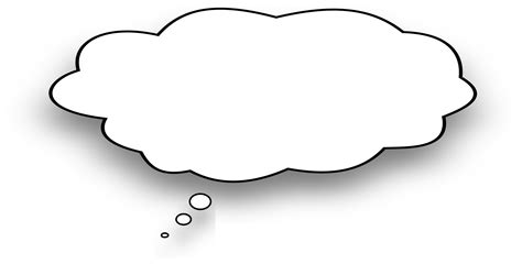 44+ Thinking Cloud Vector Png