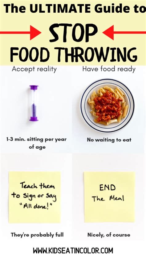 The Ultimate Guide to End Toddler Throwing Food - Kids Eat in Color