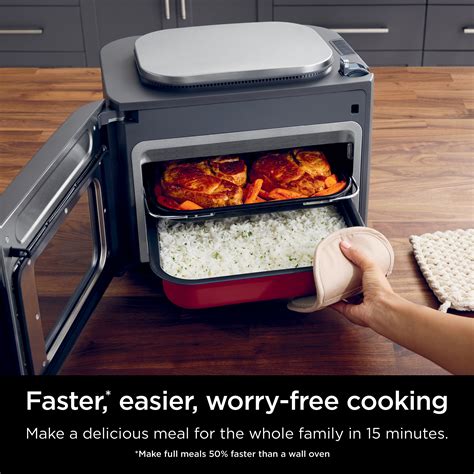 Ninja Combi All-in-One Multicooker, Oven, & Air Fryer, 10-in-1 Functions, Stainless Steel ...