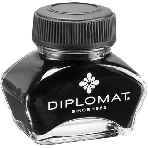 Diplomat Fountain Pen Black Bottled Ink - 30 ml - Pen Boutique Ltd