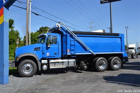 Blue 2019 Mack GR64F Tri Axle Dump (1) | Trucks, Buses, & Trains by granitefan713 | Flickr