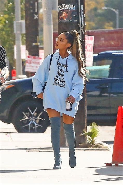 Ariana Grande - Leaving the Studio on Looklive | Ariana grande outfits, Ariana grande style ...