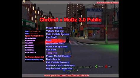 Gta iv Mod Menu - YouTube