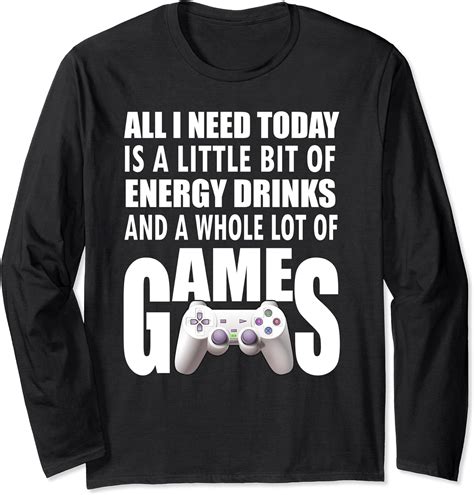 Merchpole: A Whole Lot Of Games Funny Gamer Gaming Gift Long Sleeve T-Shirt : Amazon.co.uk: Fashion