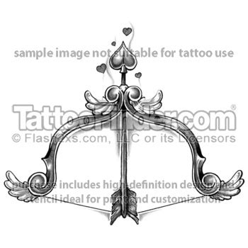 TattooFinder.com : Cupid's Bow tattoo design by Bob McClure