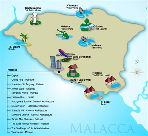 Malacca Map