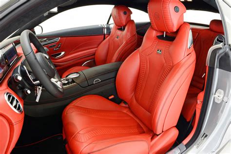 Brabus 850 Package Tunes S63 AMG Coupe with Red Leather and Silver ...