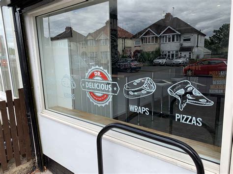 Fast Food Window Signs, Takeaway Window Graphics, Manifestation