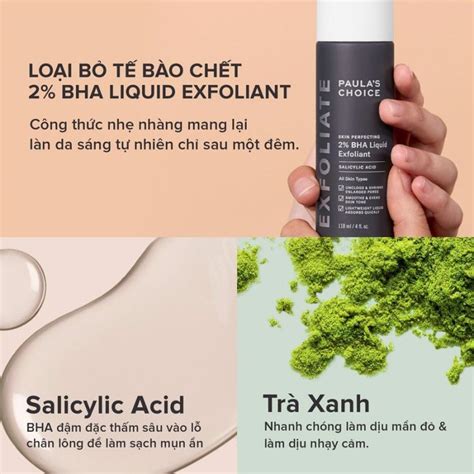 Tẩy tế bào chết cho da dầu mụn Paula's Choice Skin Perfecting 2% BHA