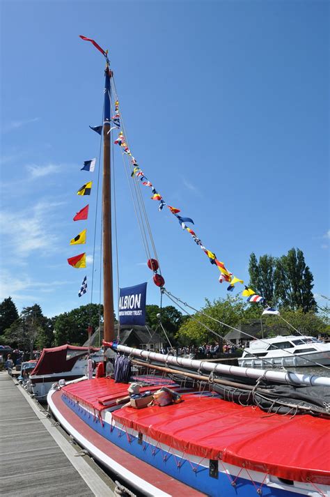 The wherry "Albion" at Oulton Broad | A traditional broads s… | Flickr