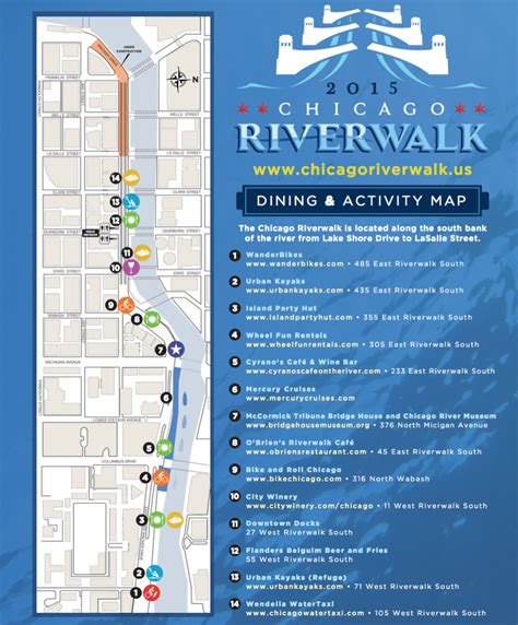 Riverwalk Map Of Restaurants - World Map