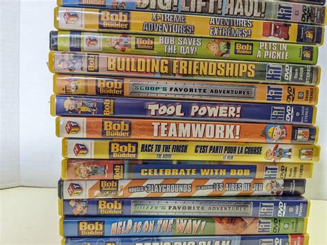 Lot of 20 Bob the Builder Dvds top Team Building Sky - Etsy