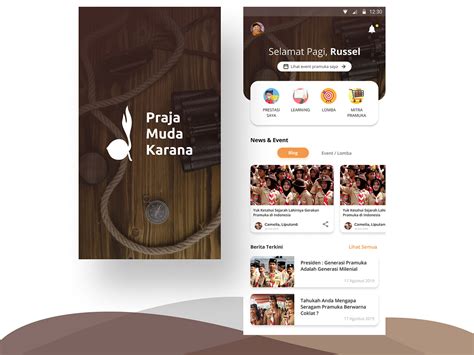 PRAMUKA APPS (Scout Apps) by Flowie Design on Dribbble