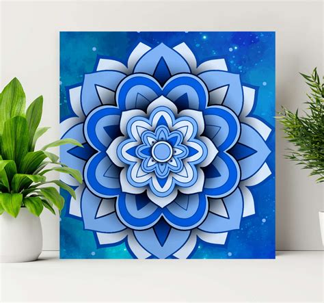 Blue Mandala Art | canoeracing.org.uk