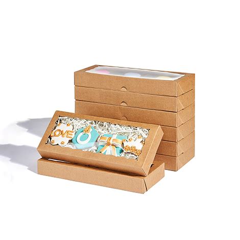 Cookie Boxes with Window | Window Cookie Boxes - BoxesGen