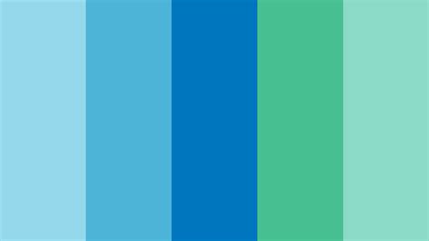 Monumental amortiguar impactante blue green color palette names Tratar marco Adaptado